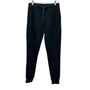 Bench Drawstring Waist Textured Jogger Pants - Black - size Small